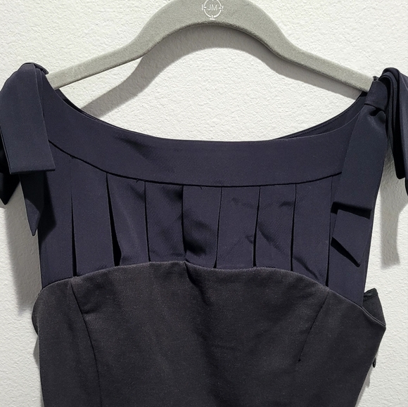 Bird by Juicy Couture bow tie strap black dress - Picture 7 of 7